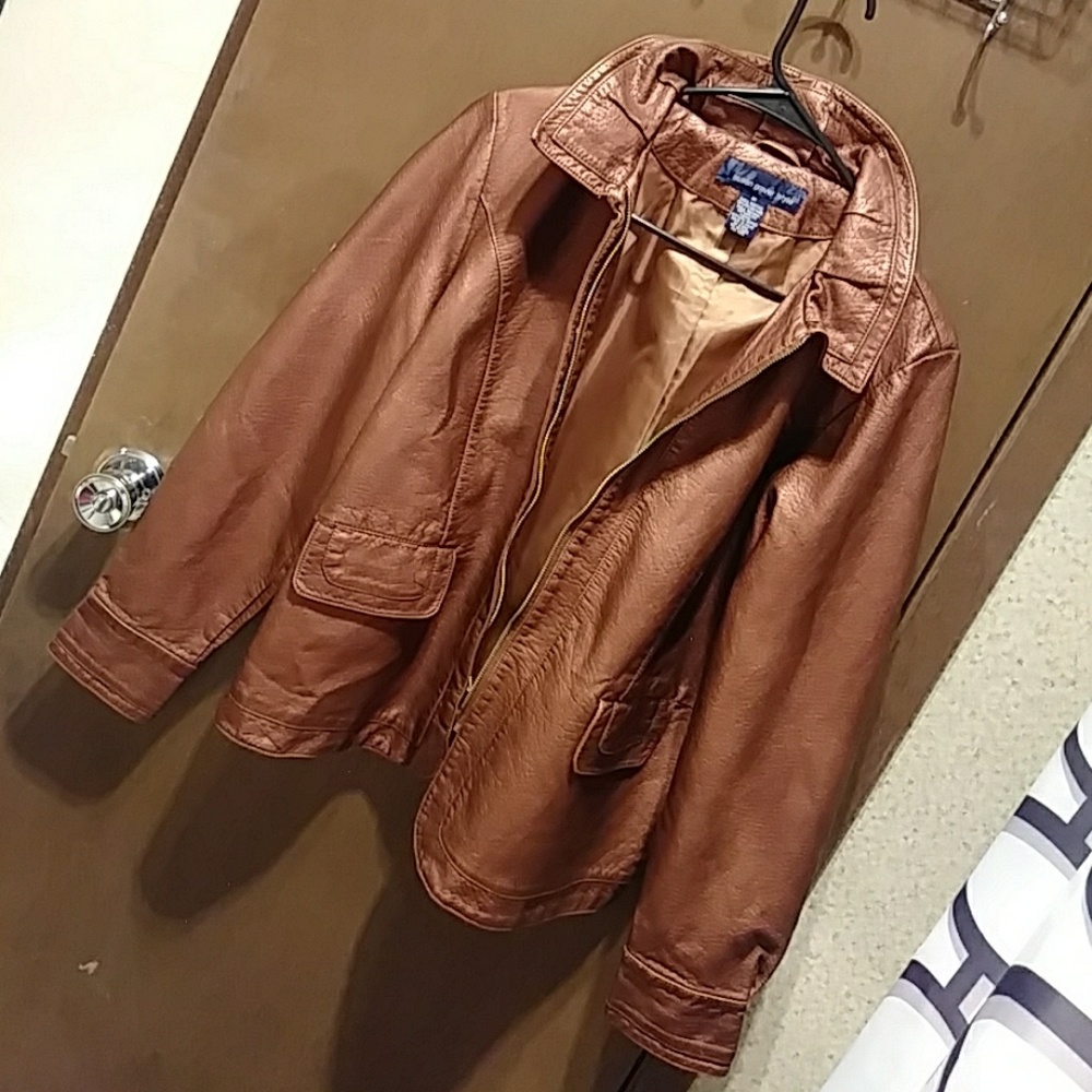 Leather jacket